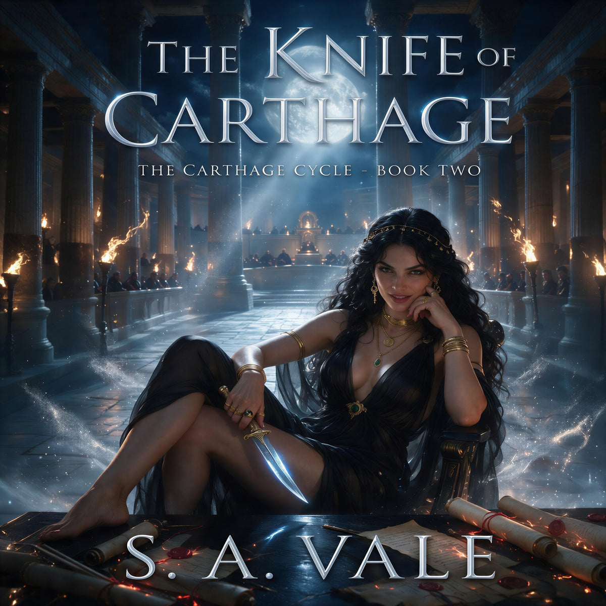 The Knife of Carthage (Book #2): A Dark Historical Fantasy Harem Adventure (AB)